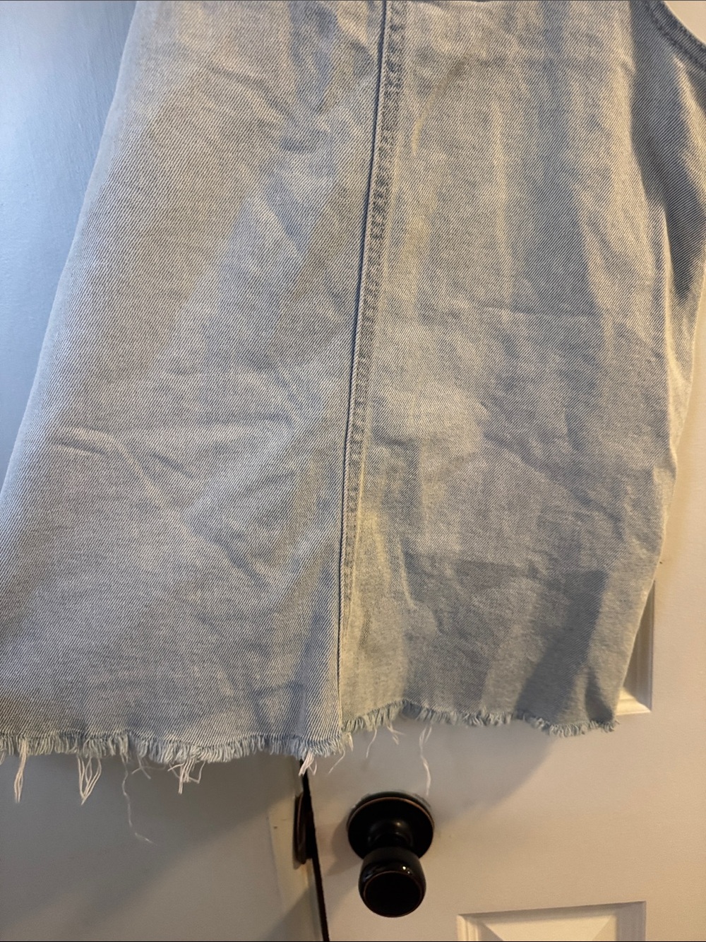 Wild Fable Light Blue Denim Pinafore Dress - Picture 3 of 5